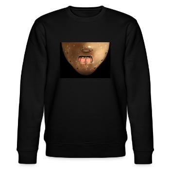 Hannibal - Stanley/Stella Unisex Bio-Sweatshirt CHANGER  - Schwarz - Vorne - Nik (191cm) & Marisol (170cm)