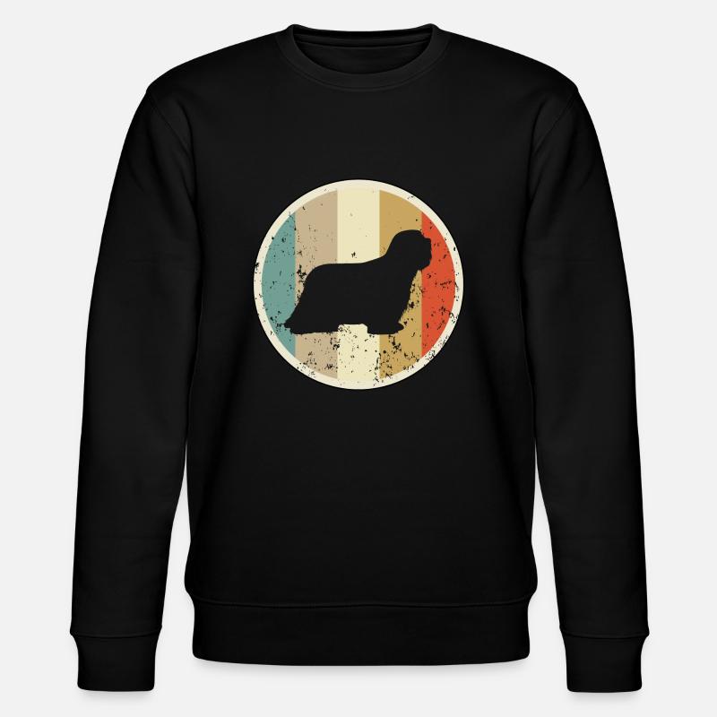 Bearded Collie - Stanley/Stella Unisex Bio-Sweatshirt CHANGER  - Schwarz