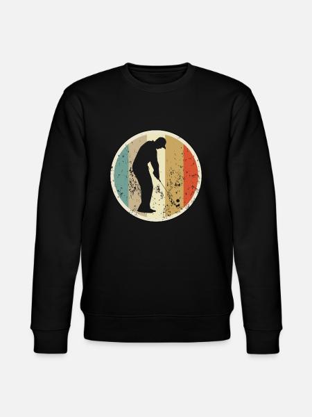 Abschlag Golfspieler Golfer - Stanley/Stella Unisex Bio-Sweatshirt CHANGER - Schwarz