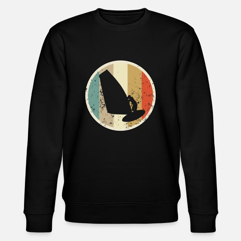 Windsurfen Windsurfer - Stanley/Stella Unisex Bio-Sweatshirt CHANGER  - Schwarz