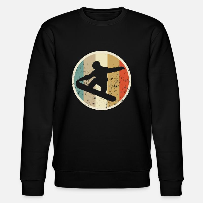 Snowboard Snowboarder Snowboarding - Stanley/Stella Unisex Bio-Sweatshirt CHANGER  - Schwarz