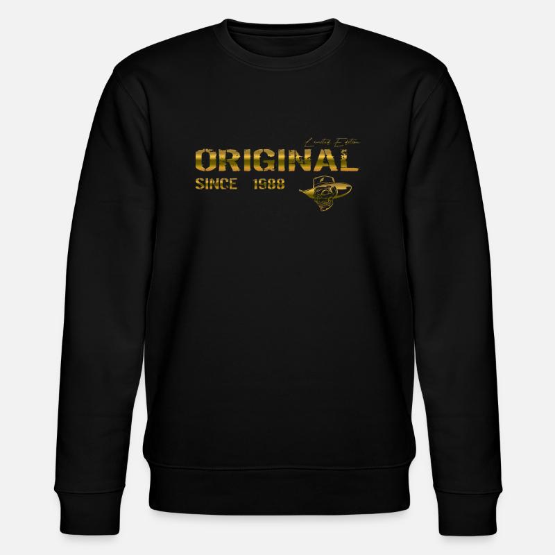 Original since 1988 - Stanley/Stella Unisex Bio-Sweatshirt CHANGER  - Schwarz