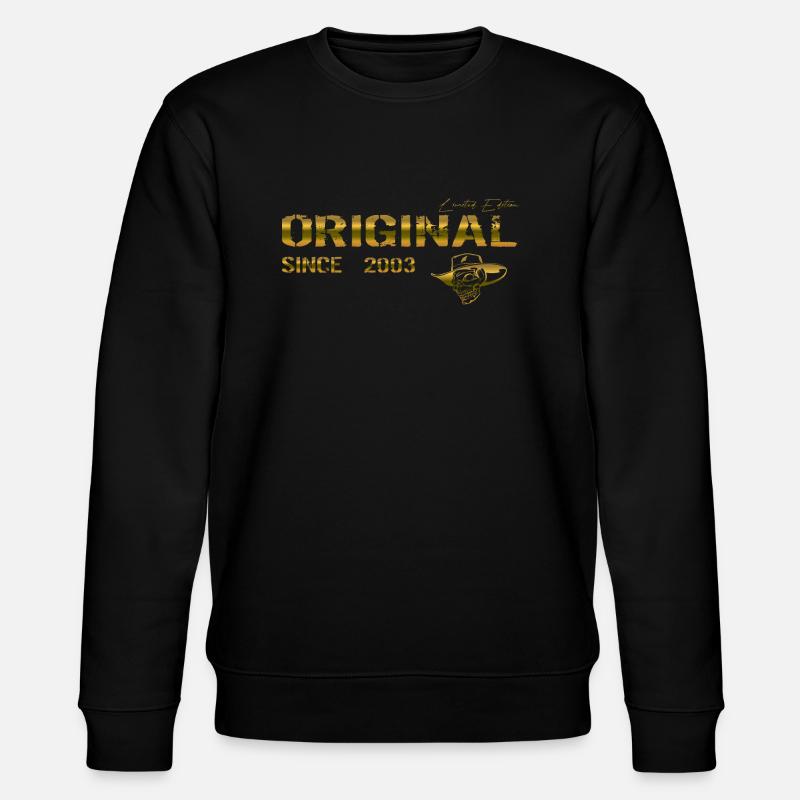 Original since 2003 - Stanley/Stella CHANGER Unisex Organic Sweatshirt - black