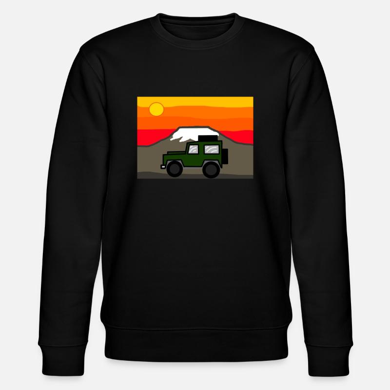 Offroader in Afrika - Stanley/Stella Unisex Bio-Sweatshirt CHANGER  - Schwarz