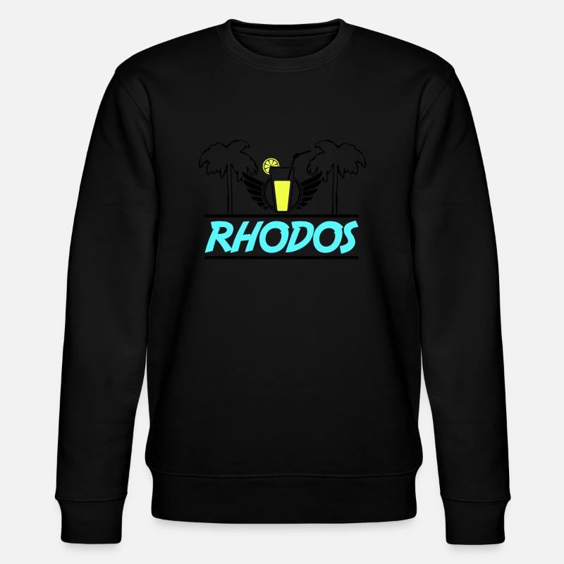 rhodos - Stanley/Stella Unisex Bio-Sweatshirt CHANGER  - Schwarz