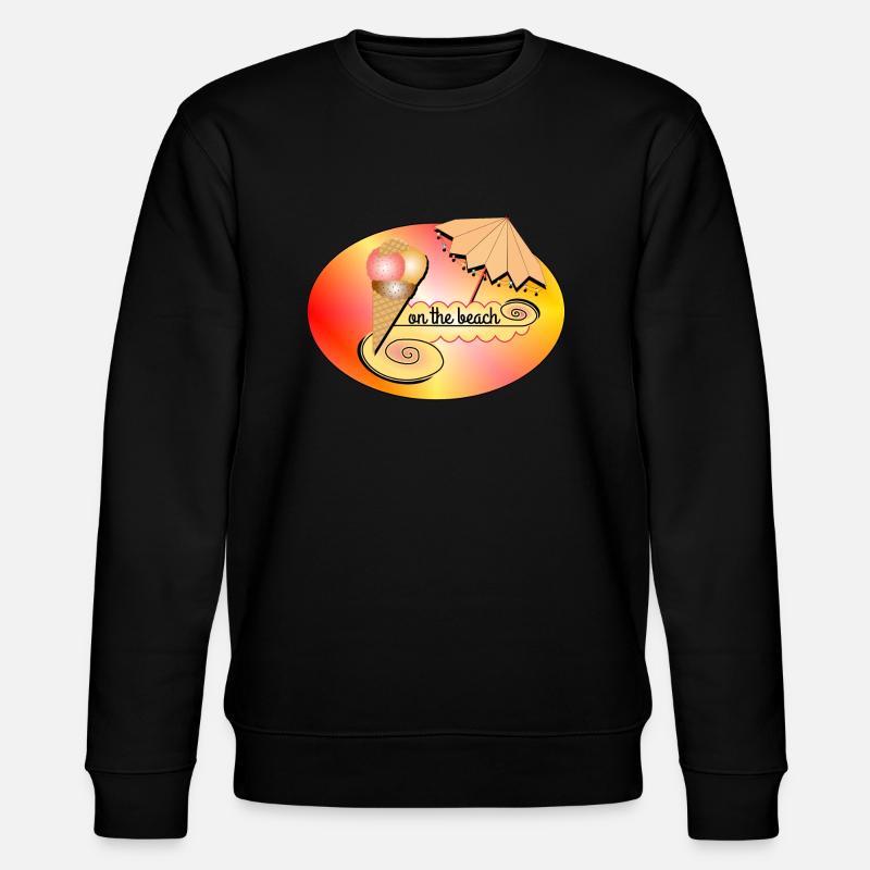 Ice on the beach - Stanley/Stella Unisex Bio-Sweatshirt CHANGER  - Schwarz