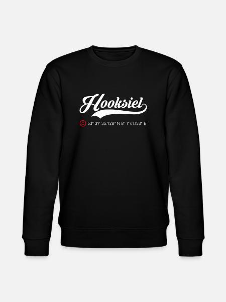 Hooksiel Koordinaten - Stanley/Stella Unisex Bio-Sweatshirt CHANGER  - Schwarz
