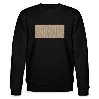 Sand horizontal - Stanley/Stella Unisex Bio-Sweatshirt CHANGER  - Schwarz - Vorne - Nik (191cm) & Marisol (170cm)