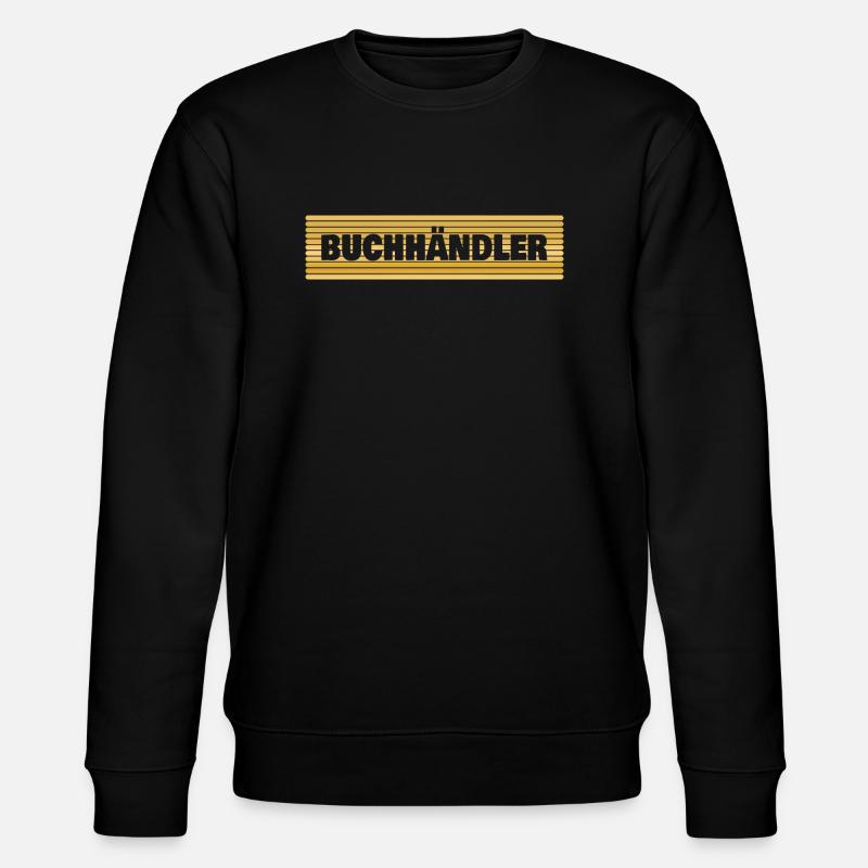 Beruf Buchhändler - Stanley/Stella Unisex Bio-Sweatshirt CHANGER  - Schwarz