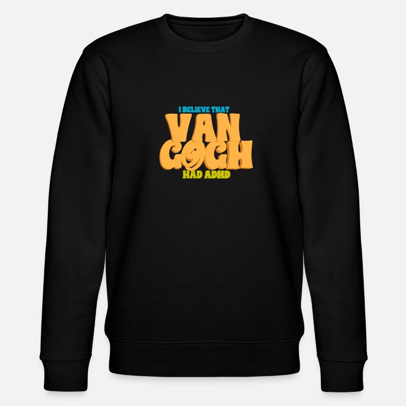 ADHD Van Gogh - Sweat bio CHANGER Stanley/Stella Unisexe - noir