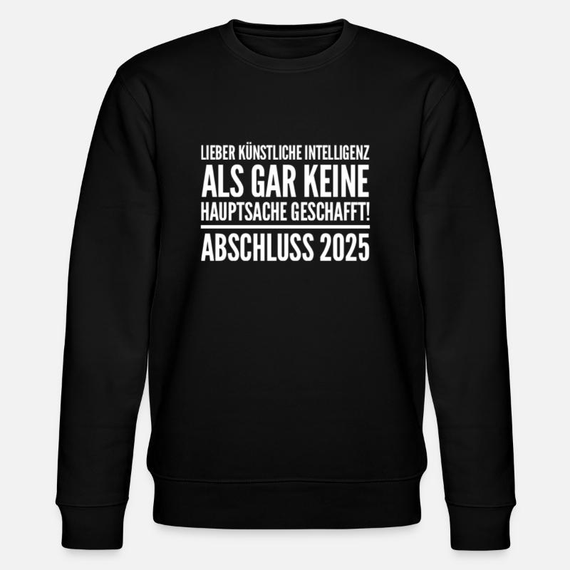 Abi Shirt 25 - Stanley/Stella Unisex Bio-Sweatshirt CHANGER  - Schwarz