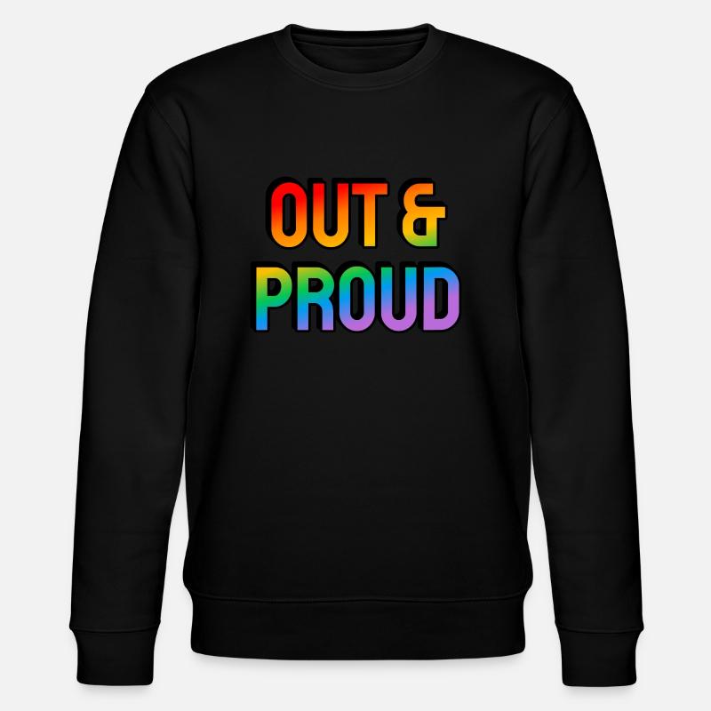 Fierté arc-en-ciel LGBT - Sweat bio CHANGER Stanley/Stella Unisexe - noir