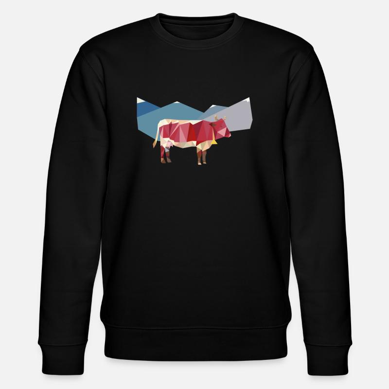 Pinzgauer ante alpes - Stanley/Stella Unisex Bio-Sweatshirt CHANGER  - Schwarz