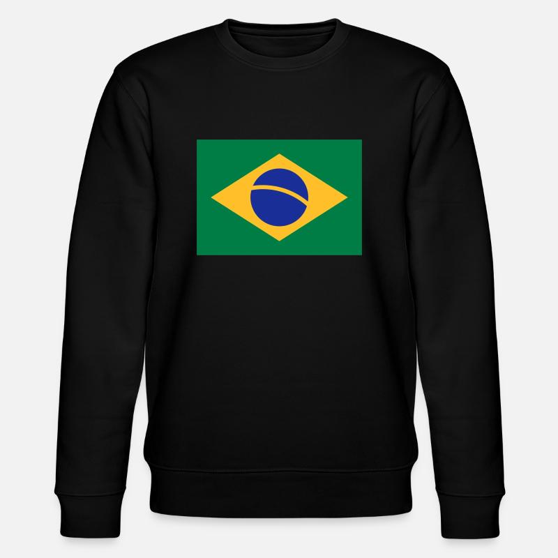 Brasilien - Stanley/Stella Unisex Bio-Sweatshirt CHANGER  - Schwarz