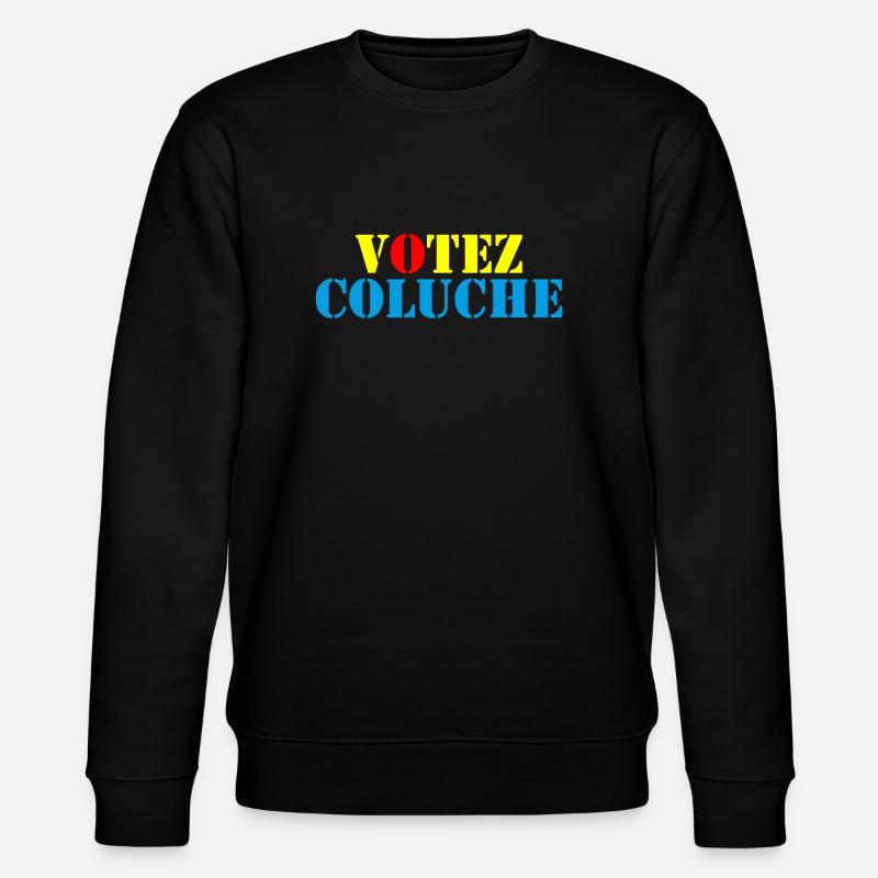 Votez Coluche 01 - Sweat bio CHANGER Stanley/Stella Unisexe - noir