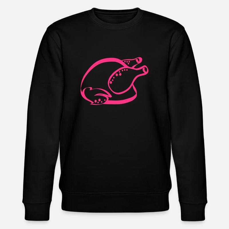 Hähnchen - Stanley/Stella Unisex Bio-Sweatshirt CHANGER  - Schwarz