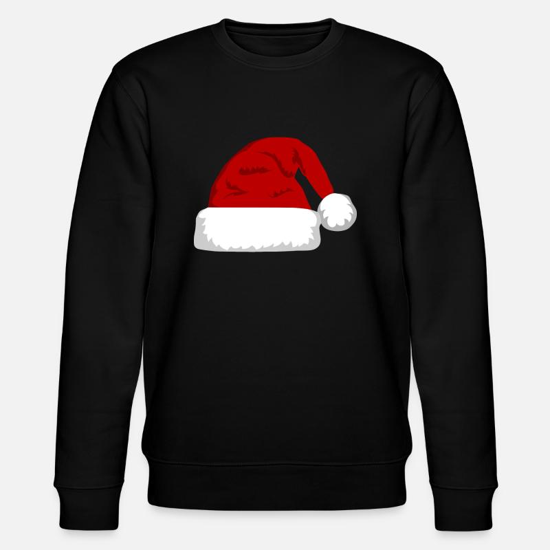 Weihnachtsmann Mütze - Stanley/Stella Unisex Bio-Sweatshirt CHANGER  - Schwarz