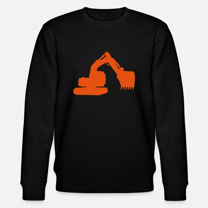 baggerlader Bagger - Stanley/Stella Unisex Bio-Sweatshirt CHANGER  - Schwarz