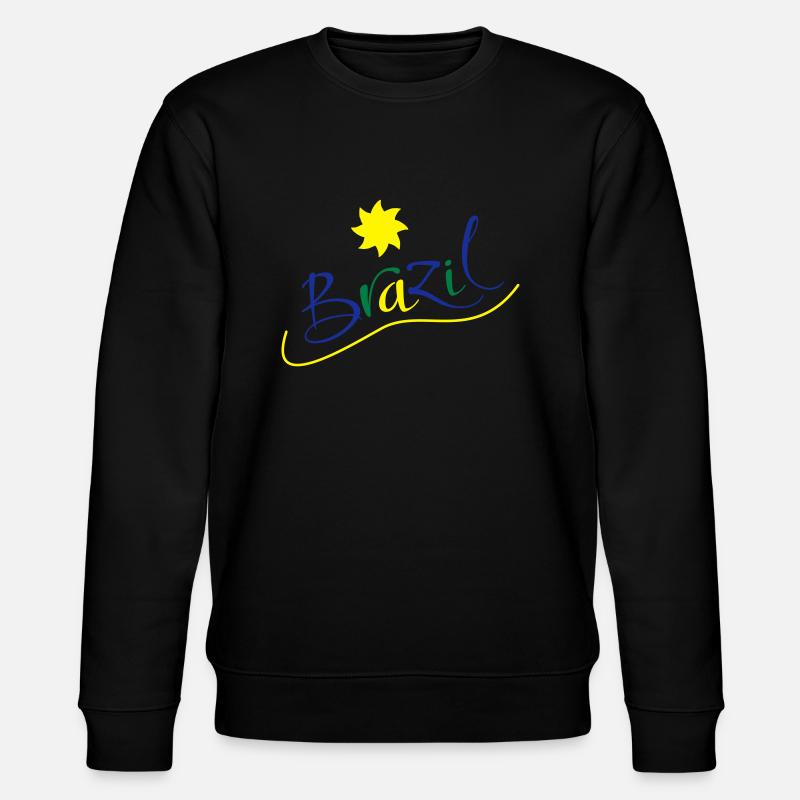 brasilien - Stanley/Stella Unisex Bio-Sweatshirt CHANGER  - Schwarz