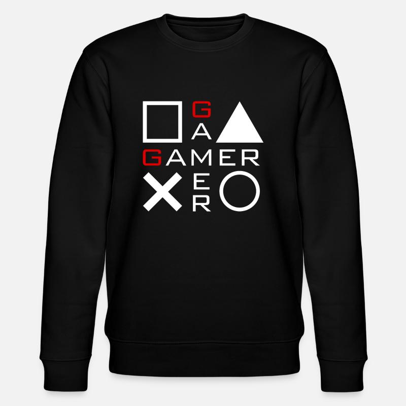 Gamer - Stanley/Stella Unisex Bio-Sweatshirt CHANGER  - Schwarz