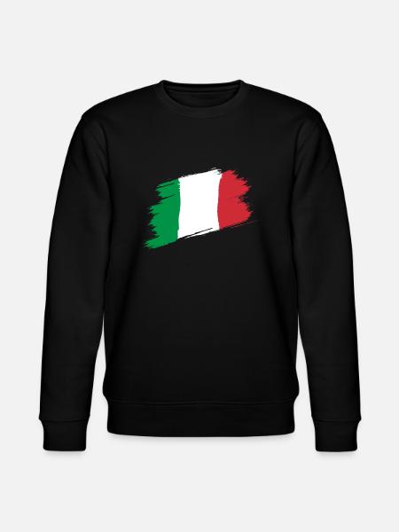Italy flag - Stanley/Stella CHANGER Unisex Organic Sweatshirt - black
