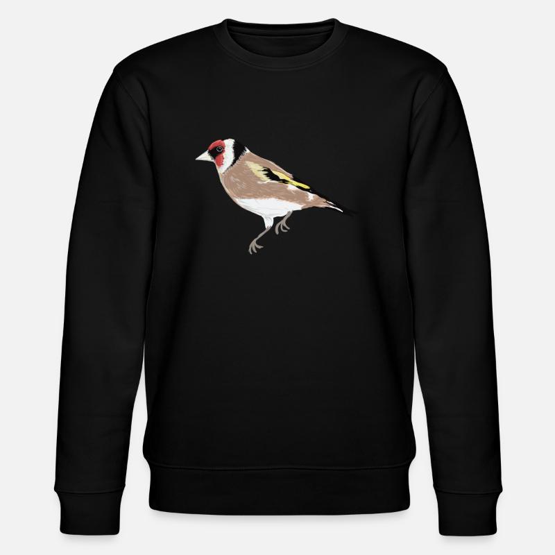 Gartenvogel Stieglitz - Stanley/Stella Unisex Bio-Sweatshirt CHANGER  - Schwarz