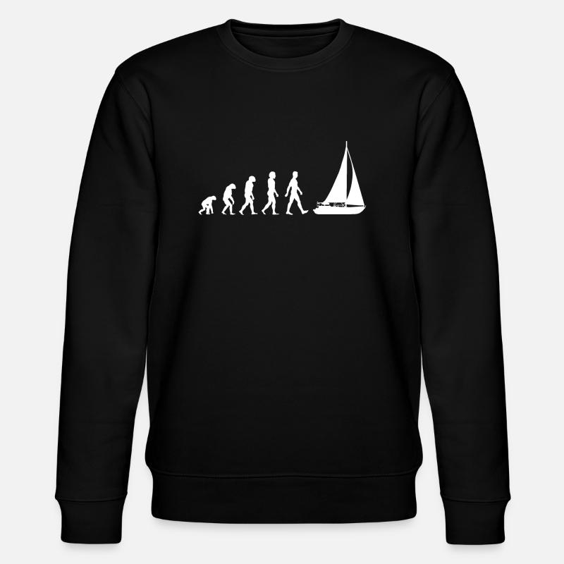 Voilier marin évolution - Sweat bio CHANGER Stanley/Stella Unisexe - noir