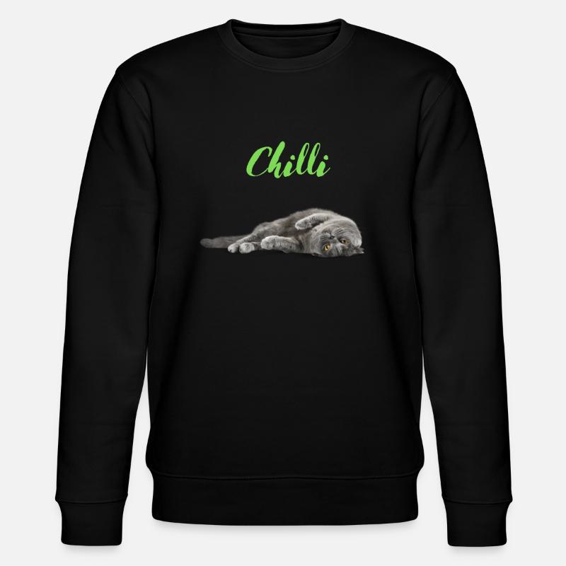 Chilli - Stanley/Stella Unisex Bio-Sweatshirt CHANGER  - Schwarz