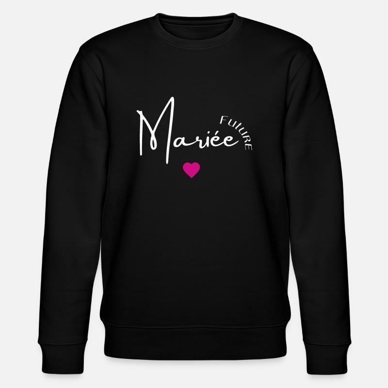 La future mariée - Sweat bio CHANGER Stanley/Stella Unisexe - noir
