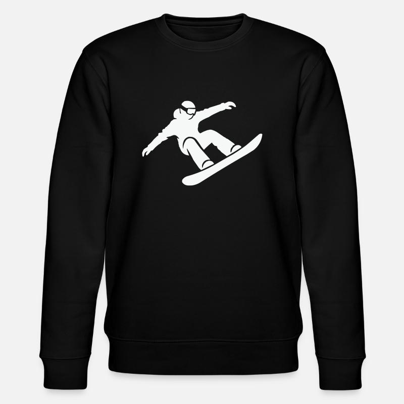 snowboarder - Stanley/Stella Unisex Bio-Sweatshirt CHANGER  - Schwarz
