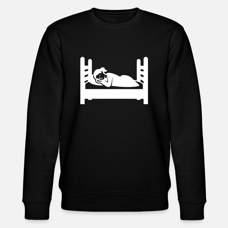 Schlafen Müde - Stanley/Stella Unisex Bio-Sweatshirt CHANGER  - Schwarz
