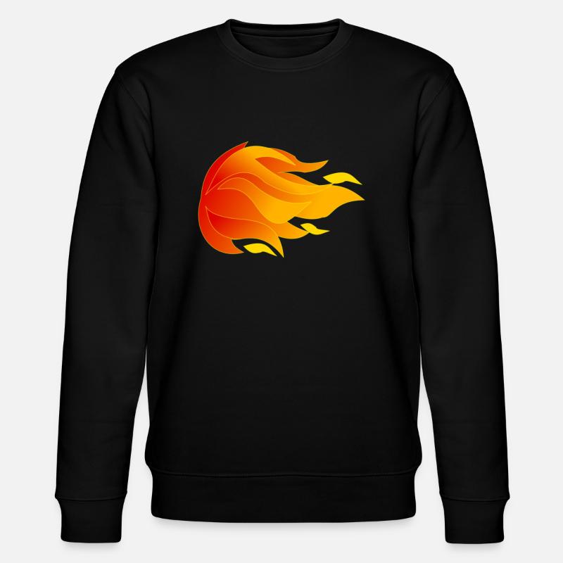 Flammes - Sweat bio CHANGER Stanley/Stella Unisexe - noir