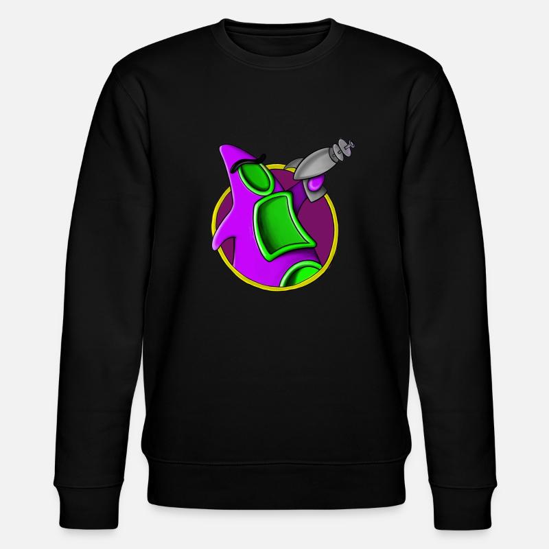 Alien pourpre avec tentacule - Sweat bio CHANGER Stanley/Stella Unisexe - noir