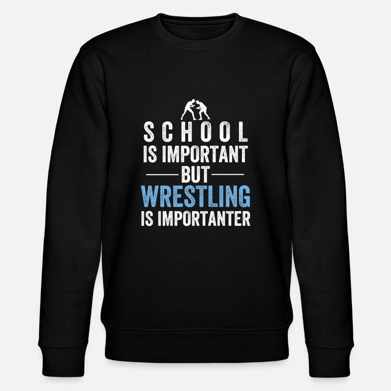 Wrestling wrestling - Stanley/Stella CHANGER Unisex Organic Sweatshirt - black