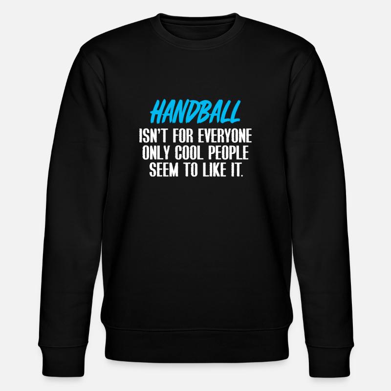 handball - Stanley/Stella CHANGER Unisex Organic Sweatshirt - black