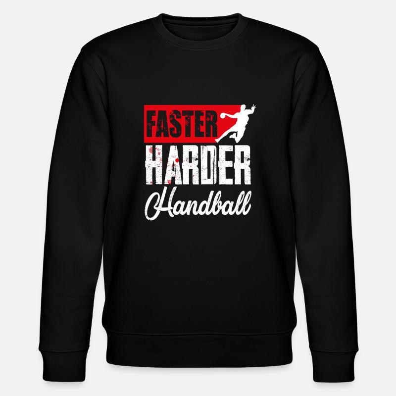 Handball - Stanley/Stella Unisex Bio-Sweatshirt CHANGER  - Schwarz