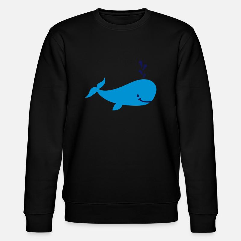 Baleine - Sweat bio CHANGER Stanley/Stella Unisexe - noir