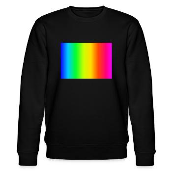 Motif dégradé de différentes couleurs - Sweat bio CHANGER Stanley/Stella Unisexe - noir - Devant - Nik (191cm) & Marisol (170cm)