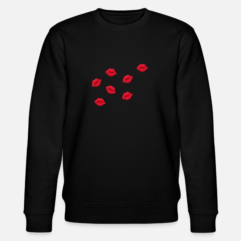 Des bisous - Sweat bio CHANGER Stanley/Stella Unisexe - noir