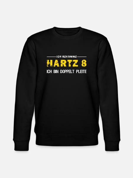 Hartz 8 Doppelt Pleite - Stanley/Stella Unisex Bio-Sweatshirt CHANGER - Schwarz