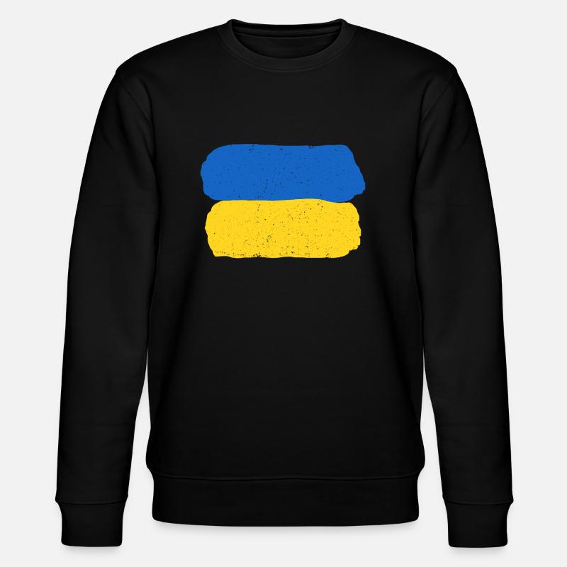 Stay with Ukraine - Stanley/Stella Unisex Bio-Sweatshirt CHANGER  - Schwarz