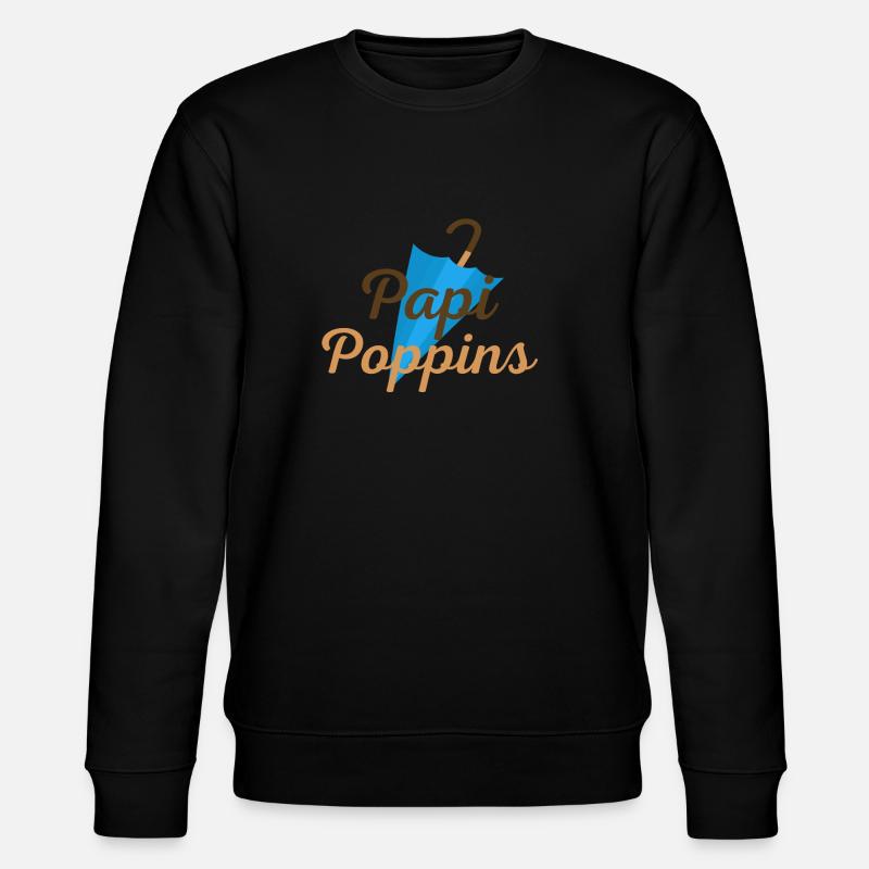 papipoppins - Sweat bio CHANGER Stanley/Stella Unisexe - noir