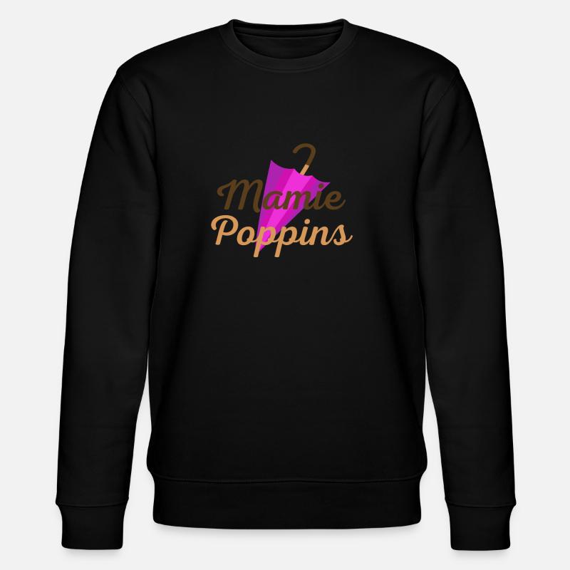 mamiepoppins - Sweat bio CHANGER Stanley/Stella Unisexe - noir