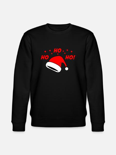 Christmas hat - Stanley/Stella CHANGER Unisex Organic Sweatshirt - black