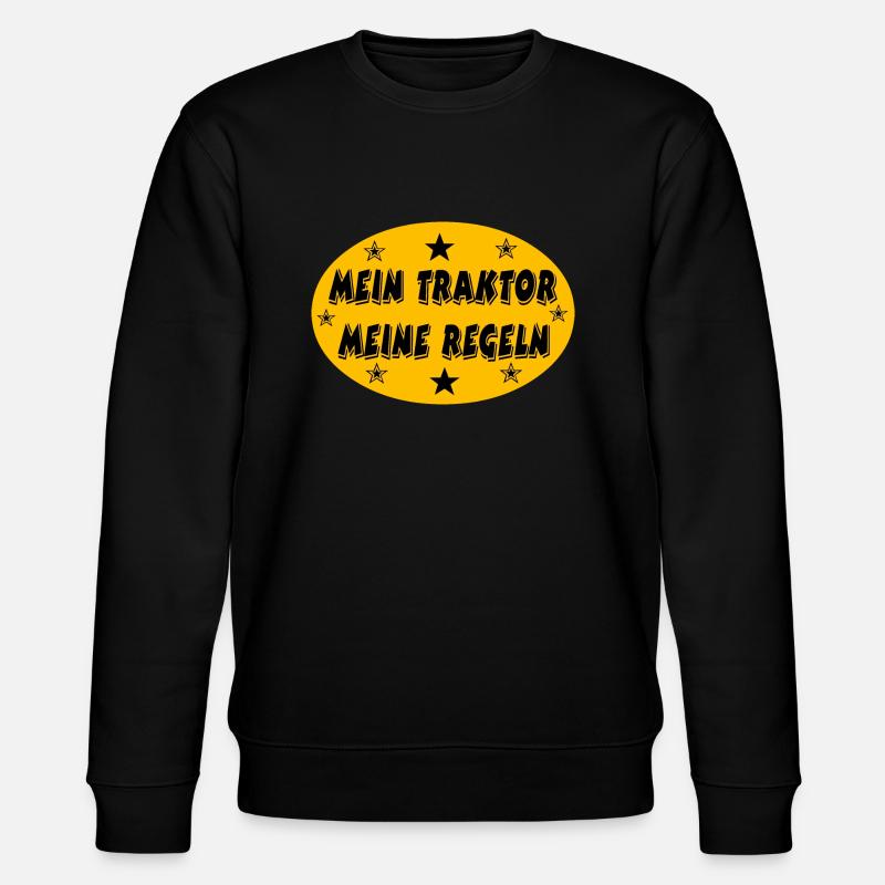 Traktor - Stanley/Stella Unisex Bio-Sweatshirt CHANGER  - Schwarz