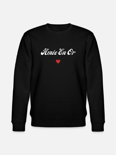 amie en or - Sweat bio CHANGER Stanley/Stella Unisexe - noir