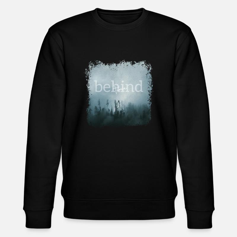 Hinter der Zeit - Stanley/Stella Unisex Bio-Sweatshirt CHANGER  - Schwarz