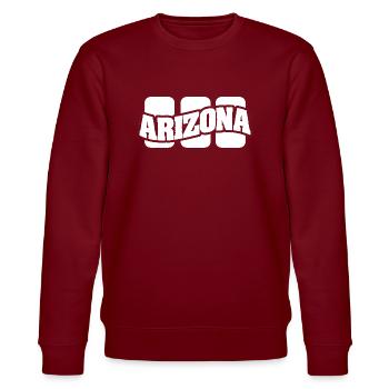 Arizona comme nom - Sweat bio CHANGER Stanley/Stella Unisexe - bordeaux - Devant - Nik (191cm) & Marisol (170cm)