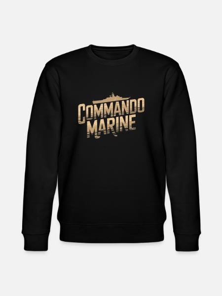 Commando Marine - Sweat bio CHANGER Stanley/Stella Unisexe - noir