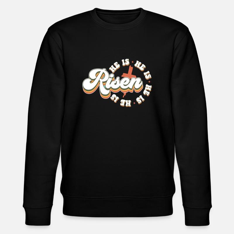 Il est ressuscité - Sweat bio CHANGER Stanley/Stella Unisexe - noir